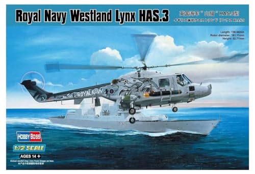 Hobby Boss 87237 Modellbausatz Royal Navy Westland Lynx HAS.3 von Hobby Boss