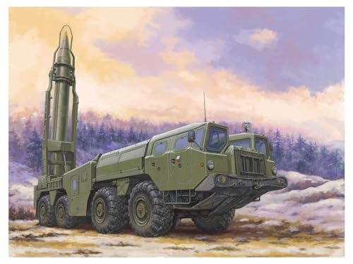 Hobbyboss 82939 1/72 Raketenwerfer 9P117M1 mit R17 Rakete auf Elbrus, Scud B Militär Modellbausatz, Mehrfarbig von Hobby Boss