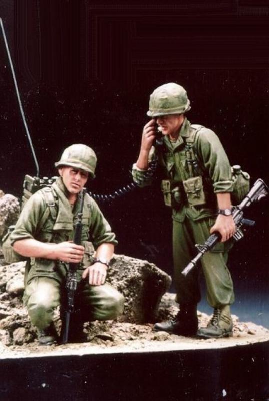 101st Abn Div Radio Unit Vietnam ´68 w/B von Hobby Fan