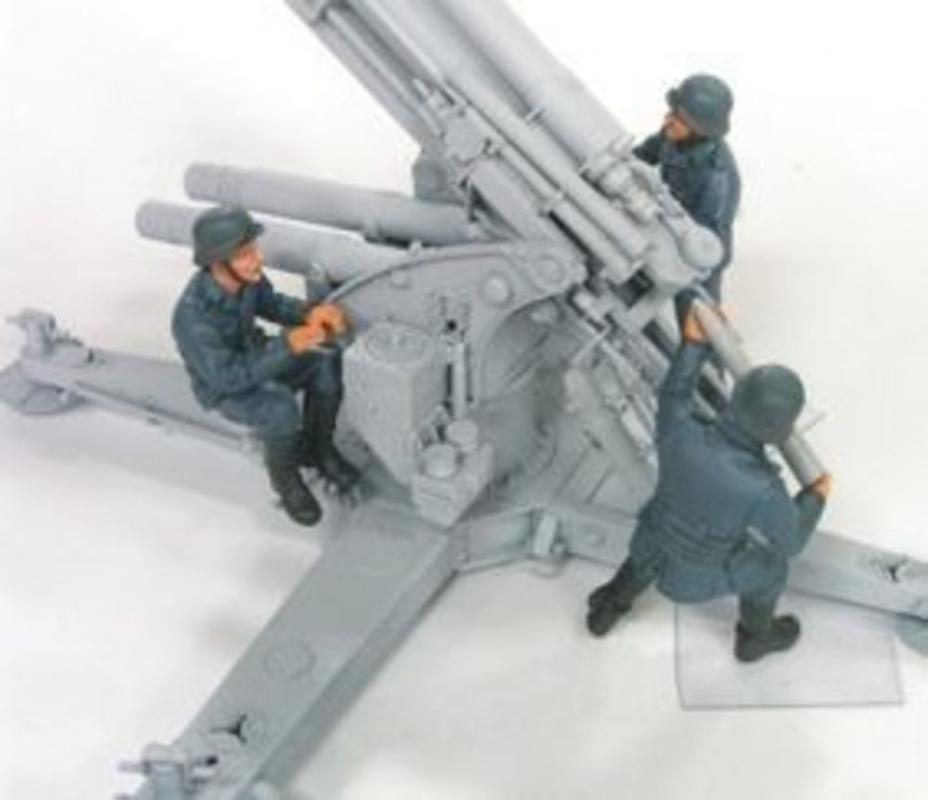 88mm Flak Crew Set 2(Luftwaffe)-3 Fig. von Hobby Fan