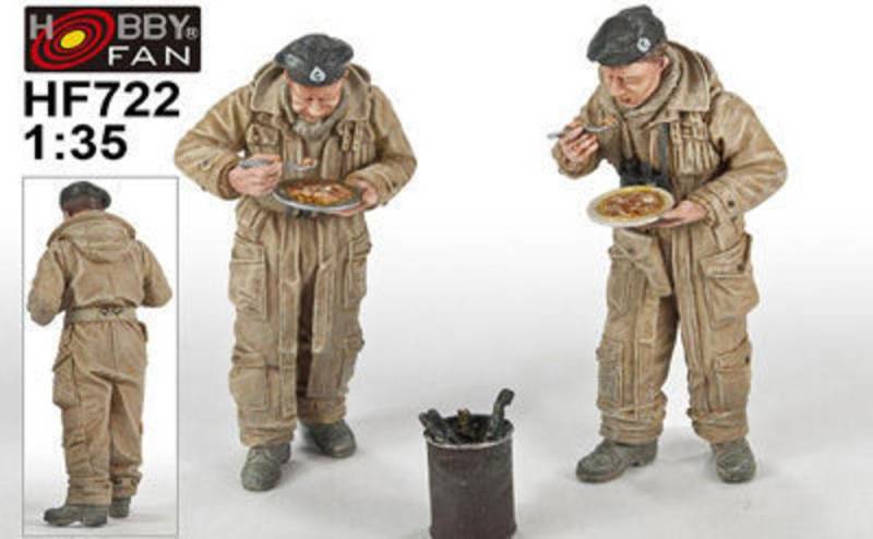 British Tank CrewMeals for victory 2 Figures von Hobby Fan