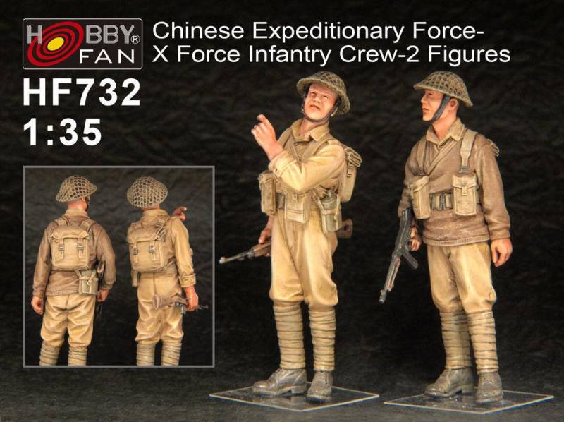 Chinese Expeditionary Force-X Force Infa Infantry Crew-2 Figures von Hobby Fan