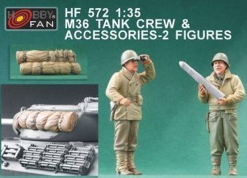 M36 Tank Crew & Accessories-2 Figures von Hobby Fan