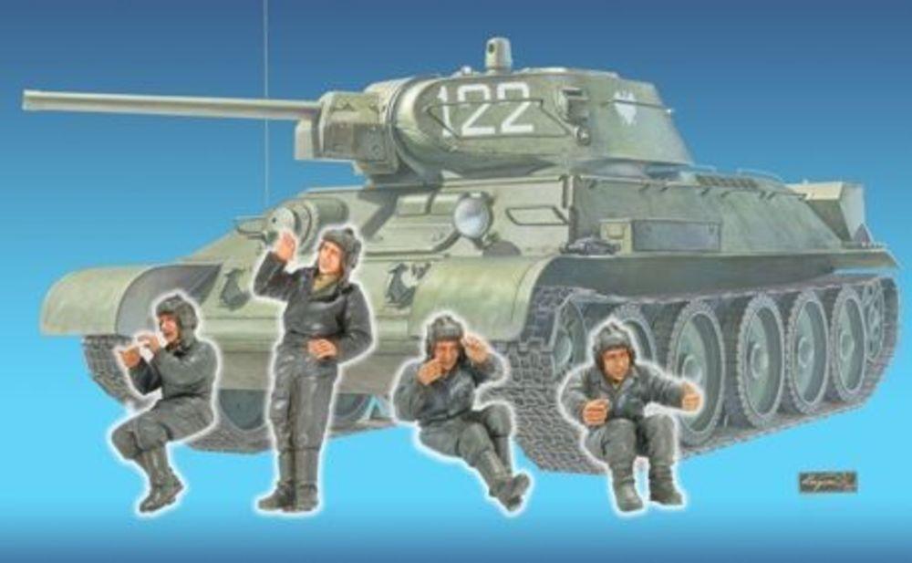 T-34 Tank Crew(1)- 4 Figures von Hobby Fan