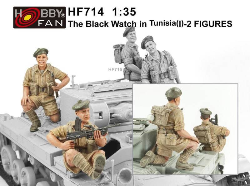 The Black Watch in Tunisia(1)-2 Figures von Hobby Fan