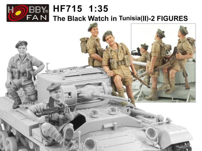 The Black Watch in Tunisia(2)-2 Figures von Hobby Fan