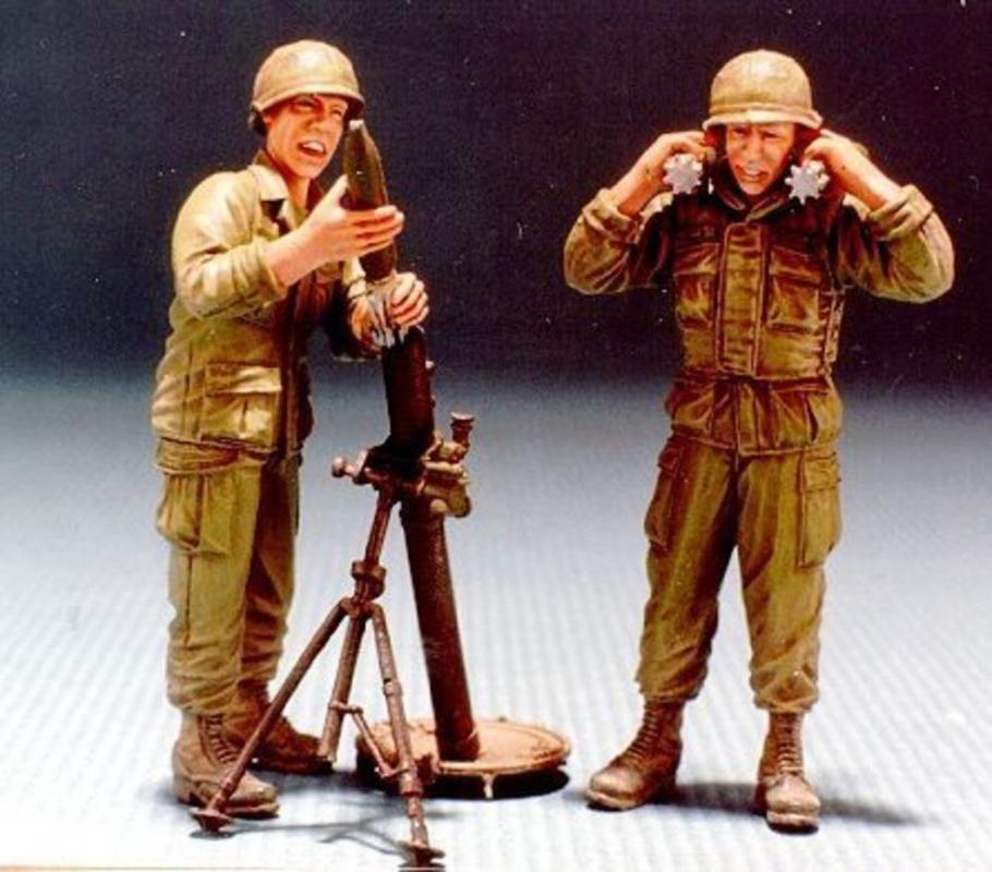 U.S. V.N. war M29 81mm Mortar w/Crew von Hobby Fan