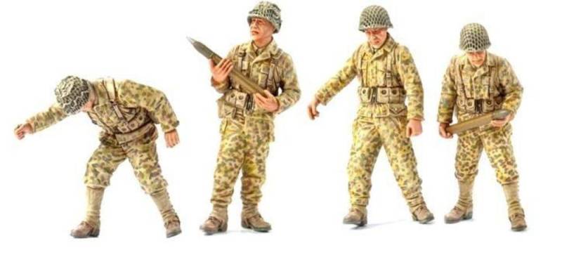 US Army gun crew France 1944 (4 fig.) von Hobby Fan