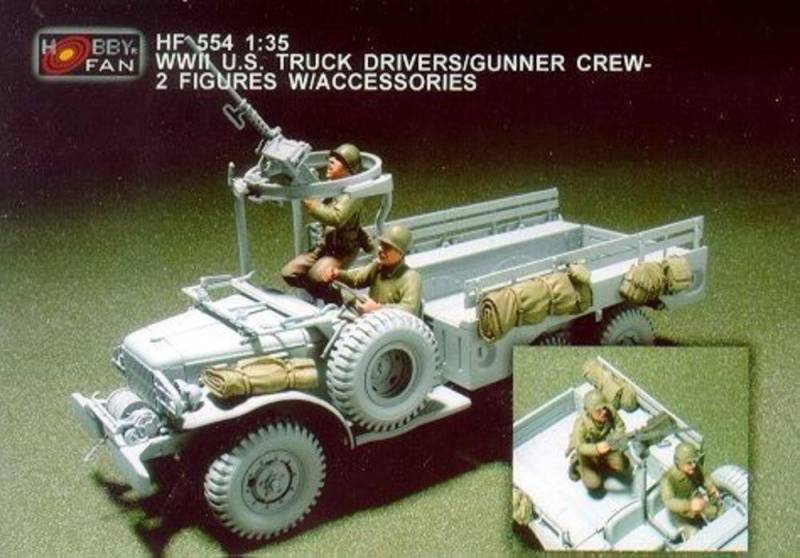 WWII U.S. Truck Drivers/Gunner crew/2fig von Hobby Fan