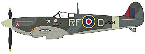 Hobby Master HA7856 Spitfire MK. VB RF-D/EP594 303 Sqn RAF Lt. Jan Zumba Druckgussmodell im Maßstab 1:48 von Hobbymaster