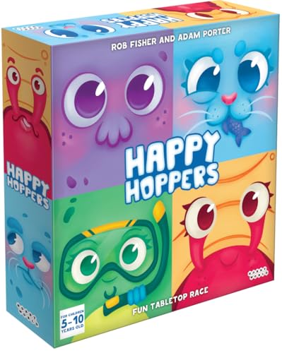 Happy Hoppers/Hobby World, Brettspiel für Kinder, 20 min, 5+, English von Hobby World