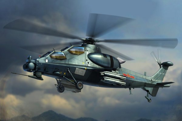 Chinese Z-10 Attack Helicopter von HobbyBoss