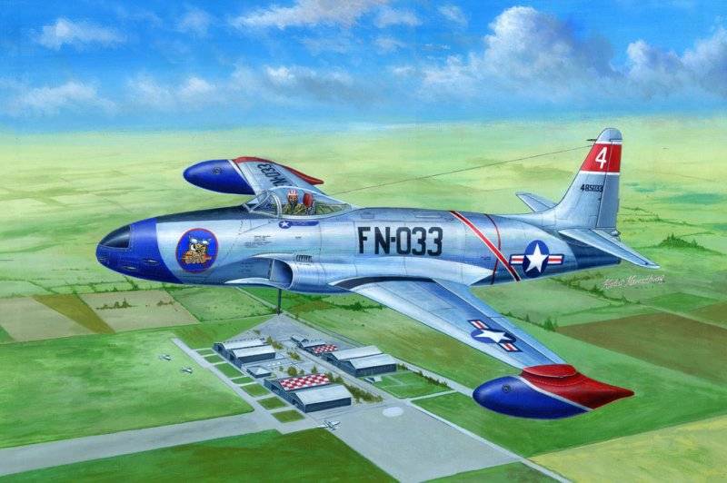 F-80A Shooting Star fighter von HobbyBoss