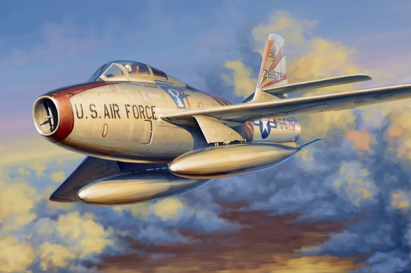 F-84F Thunderstread von HobbyBoss