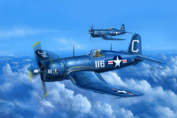 F4U-4 Corsair early version von HobbyBoss