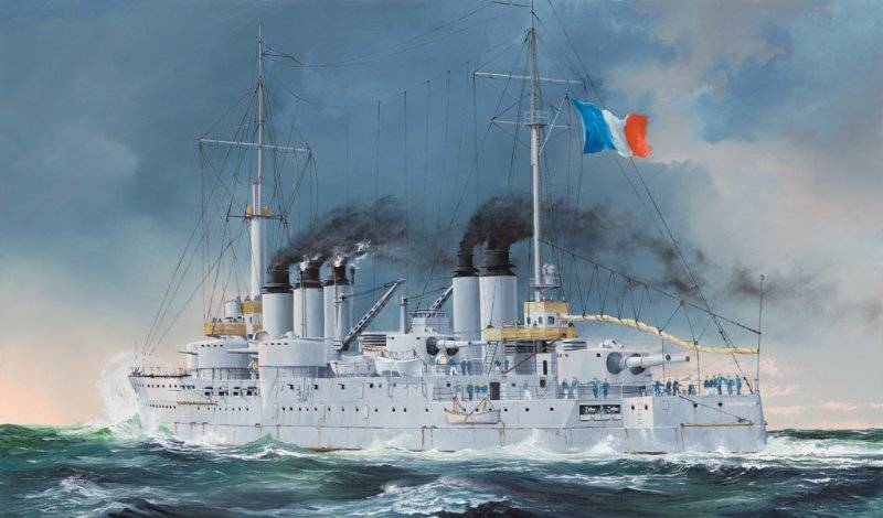 French Navy Pre-Dreadnought Battleship Condorcet von HobbyBoss