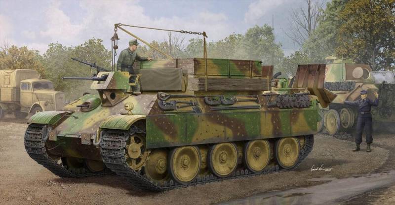 German Sd.Kfz.179 Bergepanther Ausf.G Late Version von HobbyBoss