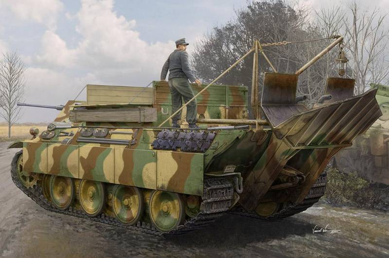 German Sd.Kfz.179 Bergepanther Ausf.G von HobbyBoss