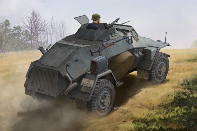 German Sd.Kfz.221 Leichter Panzerspahwagen German Sd.Kfz.221 Leichter Panzerspahwagen von HobbyBoss