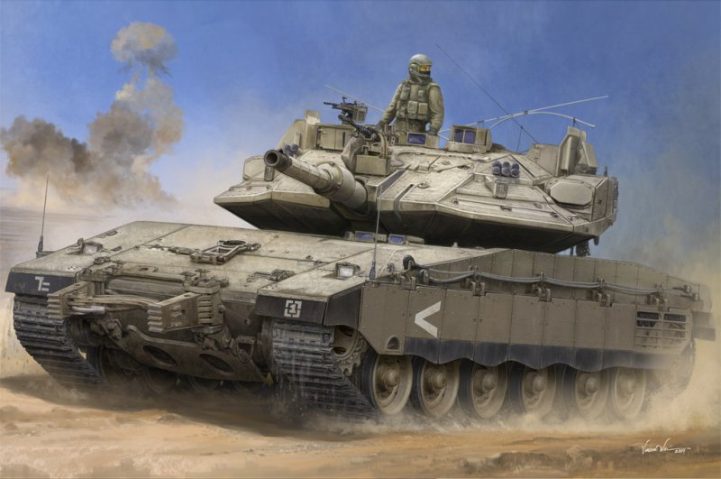 IDF Merkava Mk IV w/Trophy von HobbyBoss