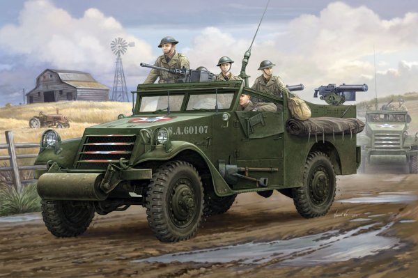 M3A1 Scout Car ´White´ Early Version von HobbyBoss