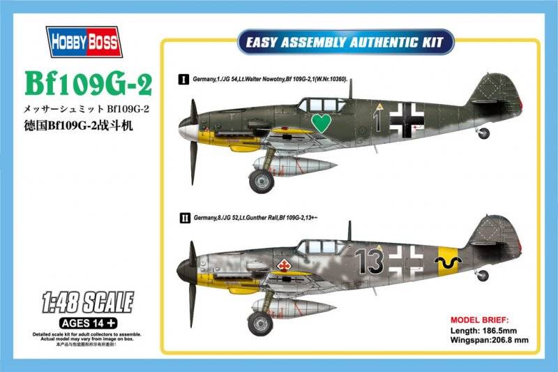 Messerschmit Bf 109 G-2 von HobbyBoss