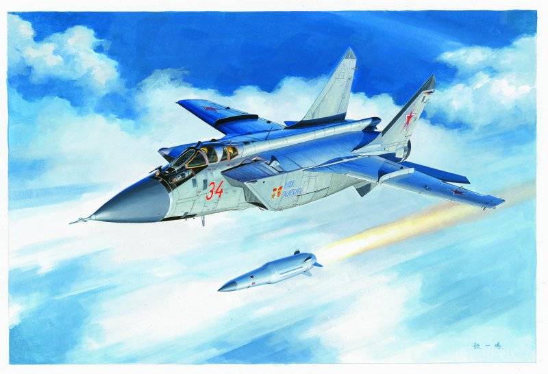 MiG-31BM. w/KH-47M2 von HobbyBoss