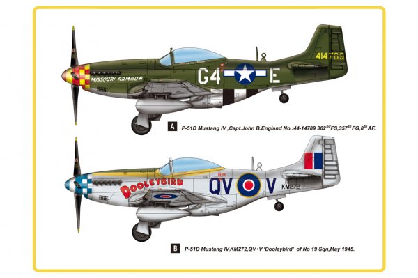 P-51D Mustang IV Fighter von HobbyBoss