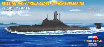 RUSSIA NAVY AKULA CLASS ATTACK SUB. von HobbyBoss