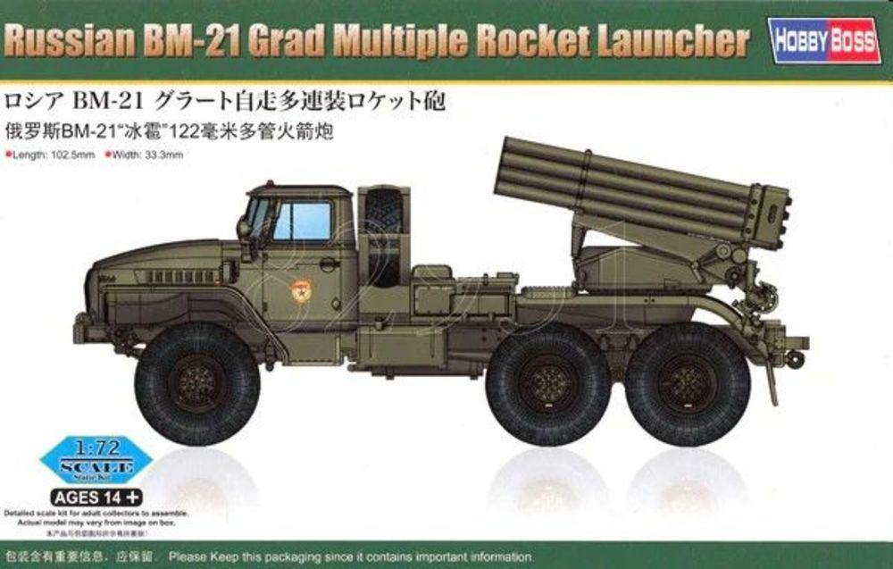 Russian BM-21 Grad Multiple Rocket Launcher von HobbyBoss