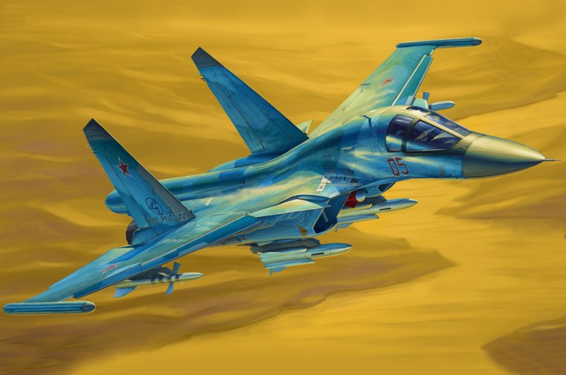 Russian Su-34 Fullback Fighter-Bomber von HobbyBoss