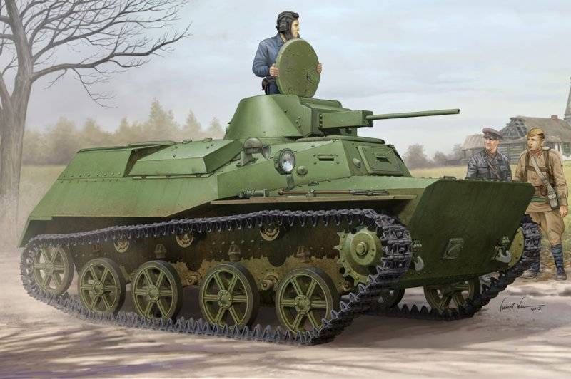 Russian T-30S Light Tank von HobbyBoss