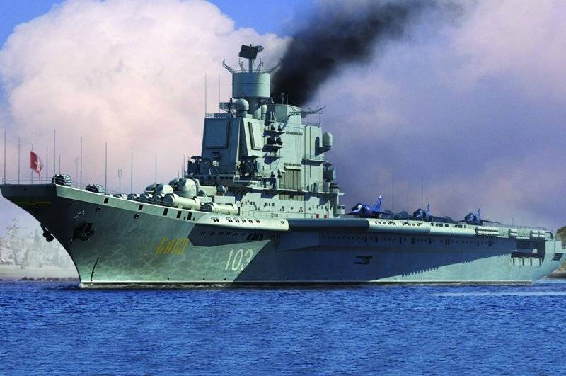 Soviet Aircraft Carrier Baku von HobbyBoss