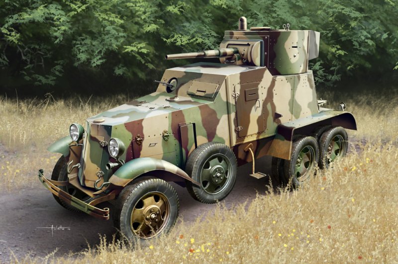 Soviet BA-6 Armor Car von HobbyBoss