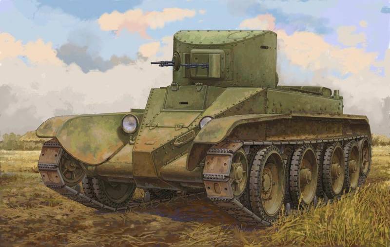 Soviet BT-2 Tank(late) von HobbyBoss