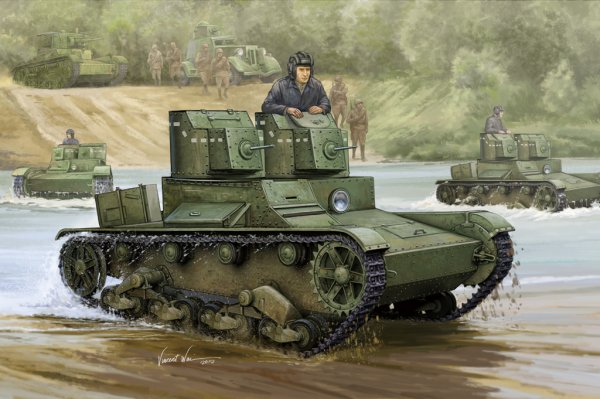 Soviet T-26 Light Infantry Tank Mod 1931 von HobbyBoss