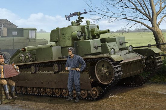 Soviet T-28 Medium Tank (Cone Turret) von HobbyBoss