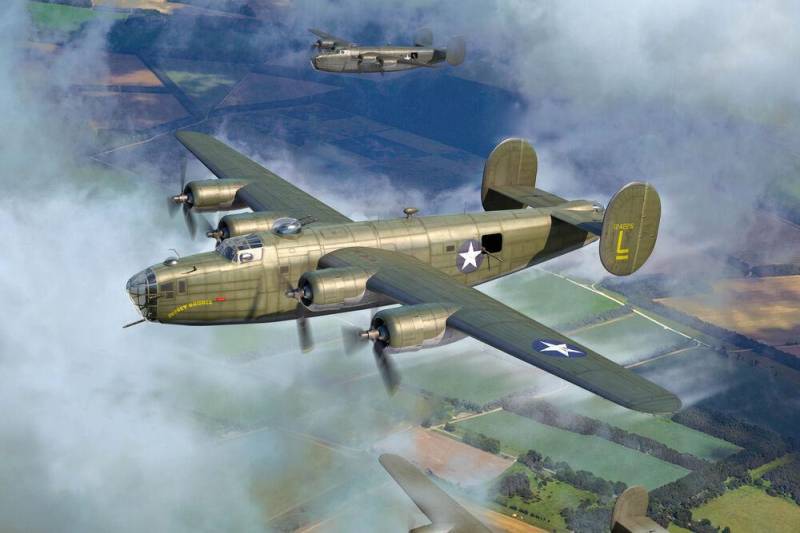 US B-24D Liberator von HobbyBoss