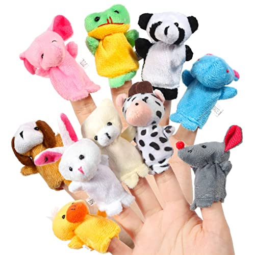 Baby Fingerpuppen Set 10 Stück Kleine Tier Fingerpuppen Plüsch Cartoon Handpuppe Spielzeug für Kinder Baby Fingerpuppen Set 10 Stück Kleine Tier Fingerpuppen Plüsch Cartoon Handpuppe Spielzeug für Kinder von HobbyLane