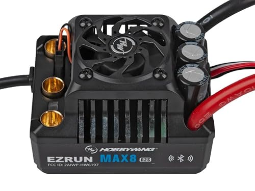 HobbyWing Ezrun MAX8 G2S Regler 160A, 3-6s LiPo, BEC 6A, HW30103205 von HobbyWing