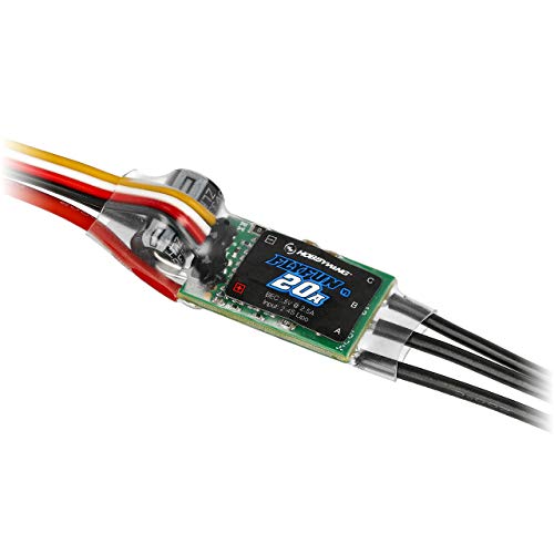 HobbyWing Regler FlyFun 20A, 20A/30A, 2s-4s, BEC 5.2V, 2.5A/4A, 16AWG/100mm, 13g, Regler, Anleitung English, für Teen, Young Adult, Fahrzeug, Elektronik und Physik von HobbyWing