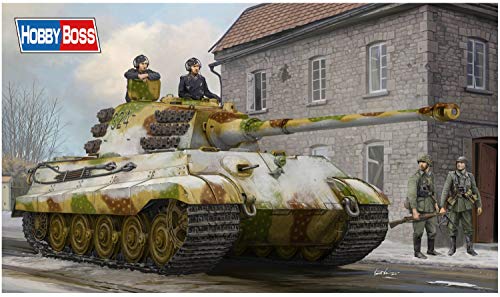 Hobbyboss Hobby Boss 084532 1/35 Pz. Kpfw. VI Sd.Kfz 182,Tiger II, Henschel, Febr. 1945 Modellbausatz, verschieden von Hobby Boss