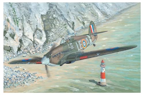 HobbyBoss 81777 1/48 Hurricane Mk 1 Modellbausatz, Geformte Farbe von Hobby Boss