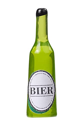 Bierflasche, 3,5x1cm, Btl. 4 Stck. Hobbyfun von Hobbyfun