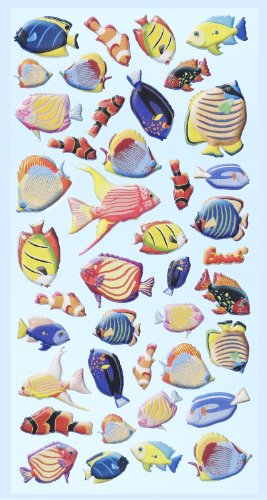 Creapop Softy-Stickers Fische 3451187 von Hobbyfun