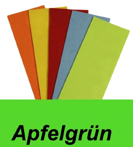 Filzplatte 50 x 75 cm, 3mm, Farbe ApfelgrünGrundpreis 1m²12,00 Euro von Hobbyfun