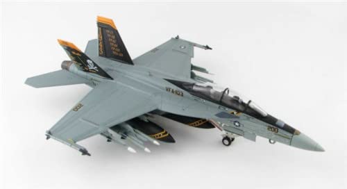 HM F/A-18F F18 Super Hornet Pirate Flag Squadron VFA-103, 75th Anniversary 2017 1/72 Diecast Plane Model Aircraft von Hobbymaster