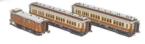 HobbyTrain H44018 3tlg. CIWL H0 Set 1 Méditerranée-Express von Hobbytrain (by Lemke)