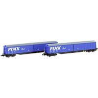 Hobbytrain H23445 N 2er-Set Schiebewandwagen Habis der Pimk Rail von Hobbytrain