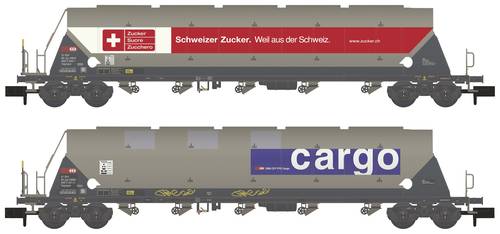 Hobbytrain H23479 N 2er-Set Silowagen Taggnpps der SBB Cargo von Hobbytrain